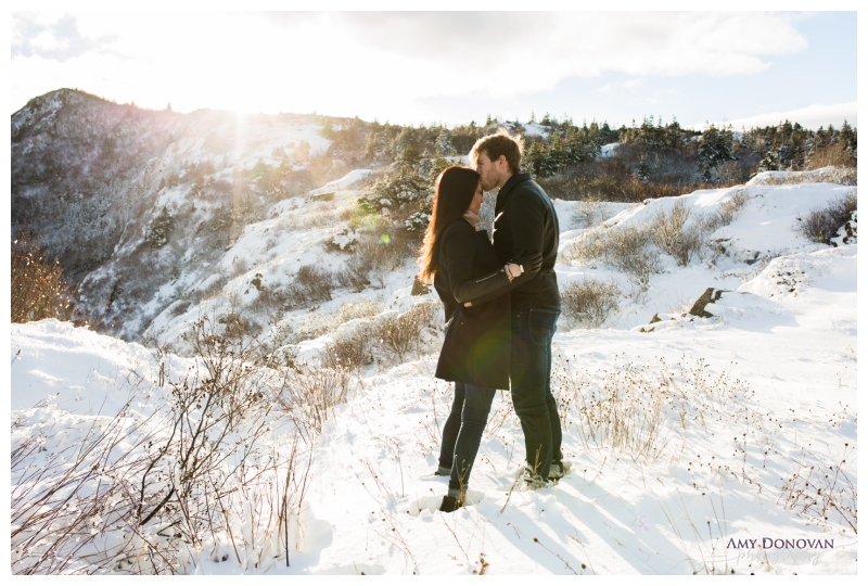 St. John's Winter Engagement Photography 