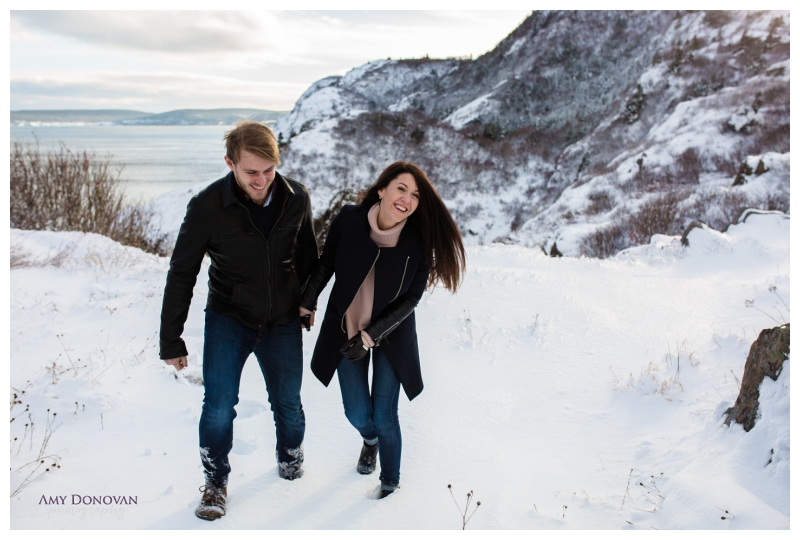 St. John's Winter Engagement Photography 