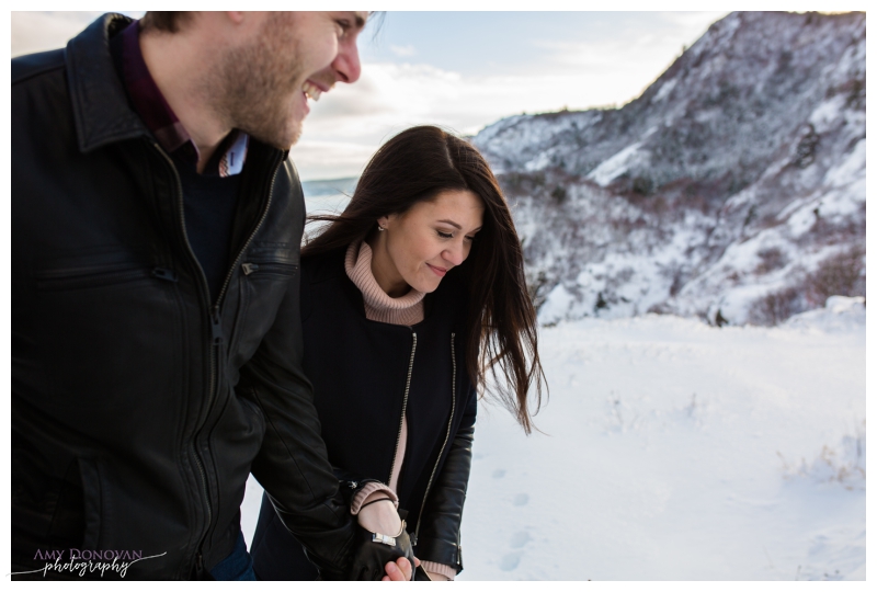 St. John's Winter Engagement Photography 