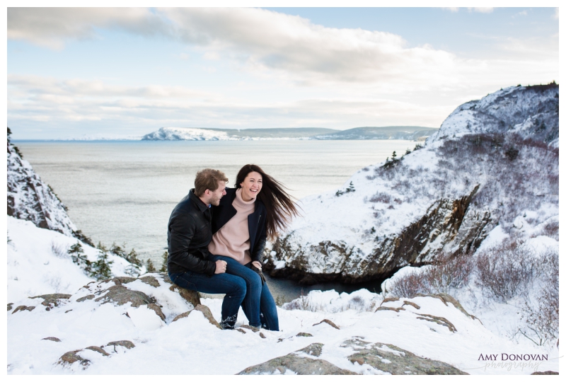 St. John's Winter Engagement Photography 