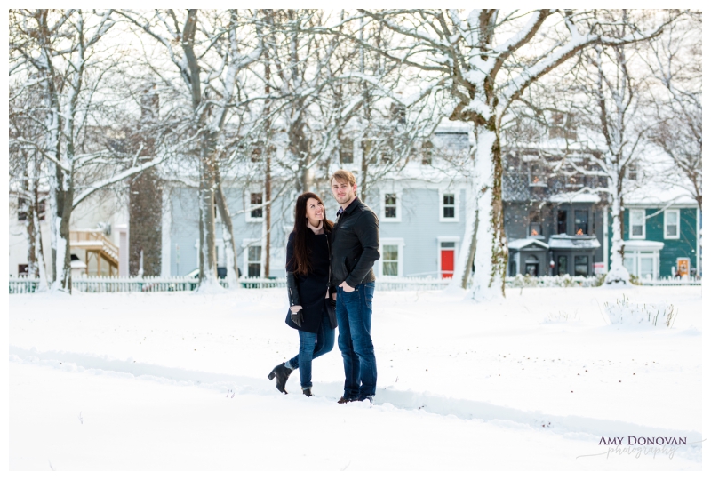 St. John's Winter Engagement Photography 