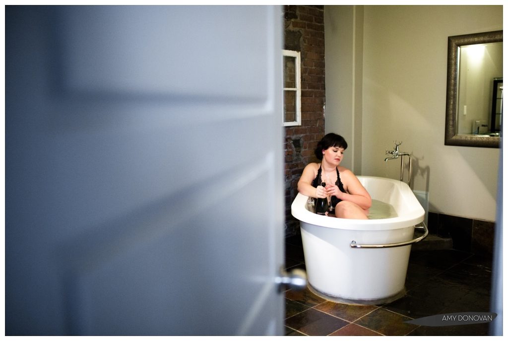 Newfoundland Boudoir Photographers Bathtub Session