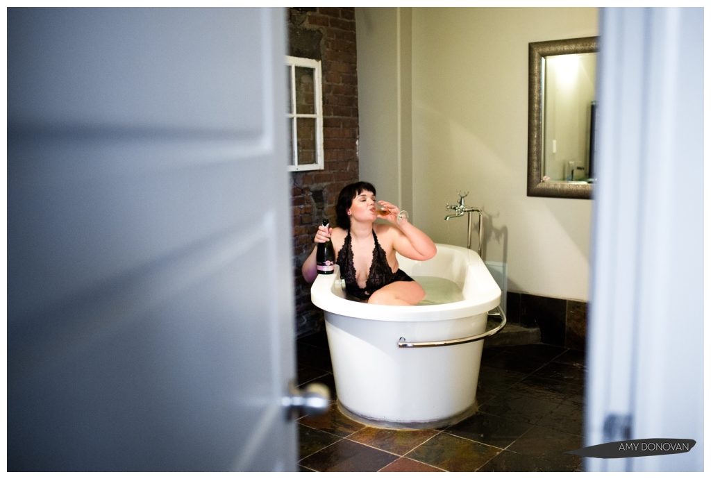 Newfoundland Boudoir Photographers Bath Tub Session