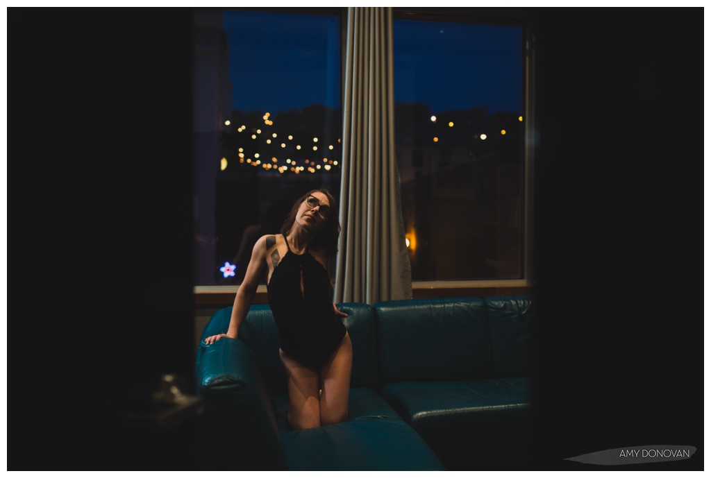 Boudoir at Night - Newfoundland Boudoir Photographers 