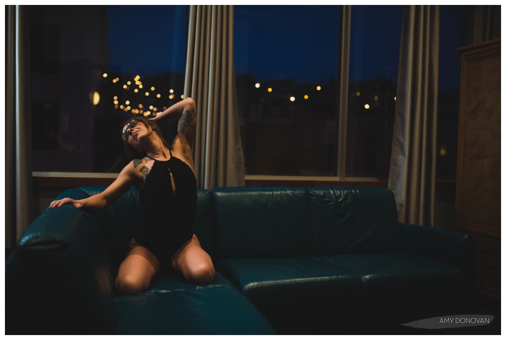 Boudoir at Night - Newfoundland Boudoir Photographers 