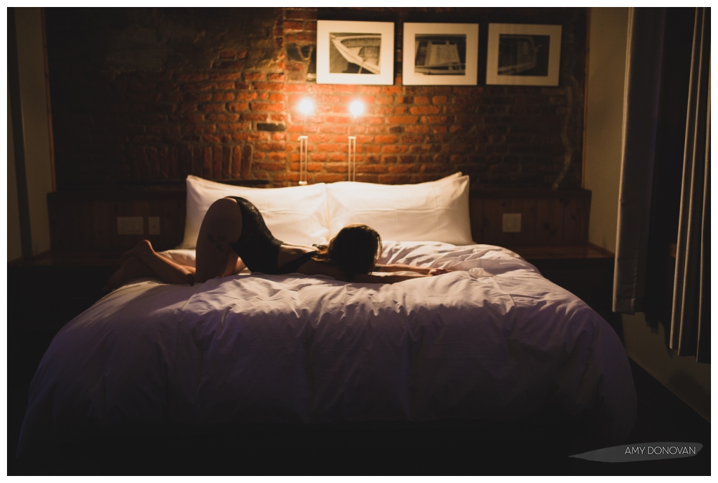 Boudoir at Night - Newfoundland Boudoir Photographers 