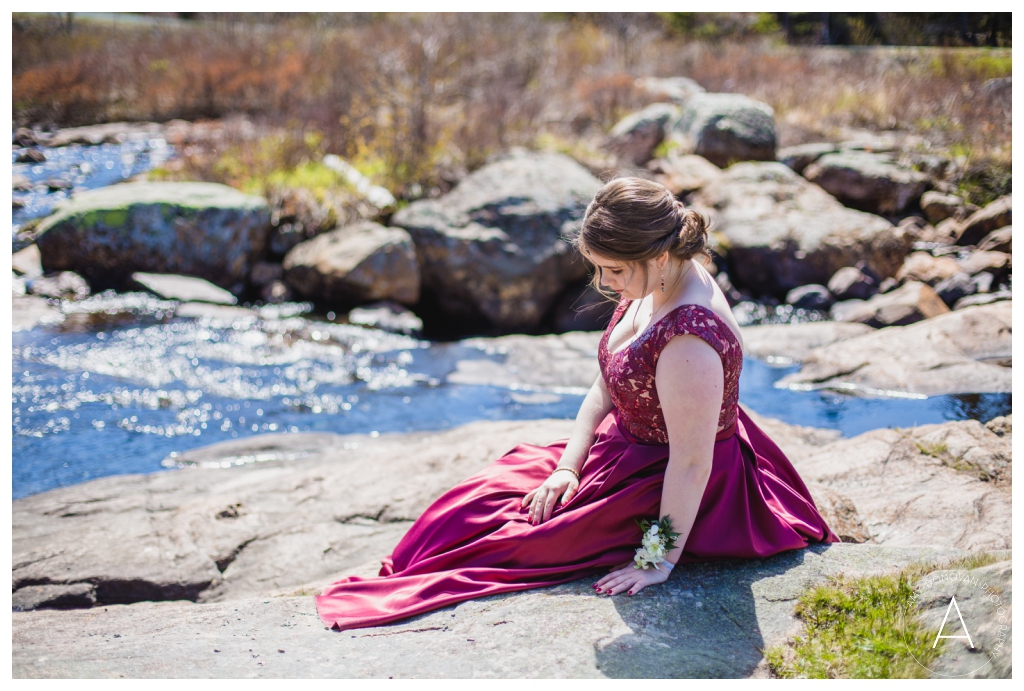 prom photos at Manuel's River 